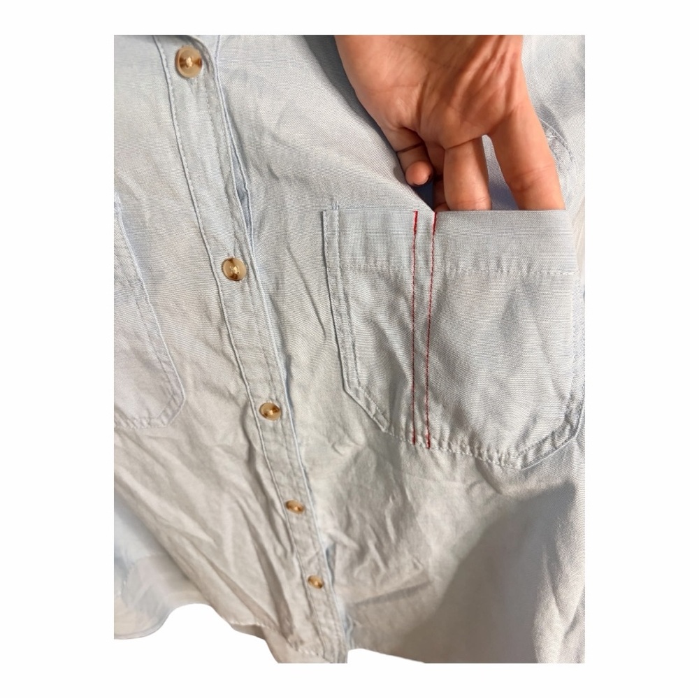 Bdg Light Blue Button Down Shirt - image 4